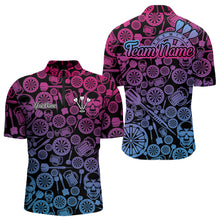 Load image into Gallery viewer, Colorful Gradient Dartboards Funny Dart Shirts For Men, Custom Dart Jerseys NYN0008
