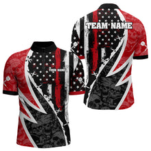 Load image into Gallery viewer, Skulls With Custom American Flag Dart Shirts For Men, Dart Team Jerseys NYN0024