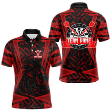 Load image into Gallery viewer, Custom Red Dragron With Dartboards Dart Shirts For Men, Dart Team Jerseys NYN0029