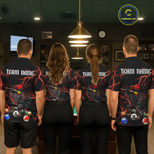 Load image into Gallery viewer, Funny Rooster 8 Ball Billiard Shirt For Women Custom Thunder Red Billiard Pool Shirt, Billiard Attire NYN3145