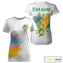 Load image into Gallery viewer, Custom Orange Pickleball T-Shirt For Women Pickleball Jerseys With Name Personalized NYN1245