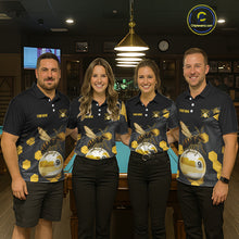 Load image into Gallery viewer, Bee &amp; Ball 9 Pool Billiard Team Shirts For Women Custom Funny Billiard League Jerseys NYN2306