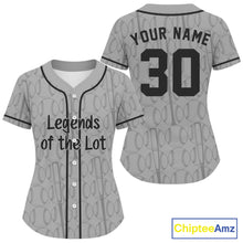 Load image into Gallery viewer, Legend Of The Lot Women's Retro Baseball Jersey Custom  Shirt For Baseball Fans NYN0911
