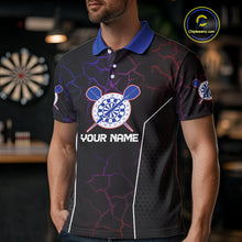 Load image into Gallery viewer, Multi-Color Thunder Lightning Smoke Dartboard Dart Shirts For Men, Dart Jerseys NYN0074