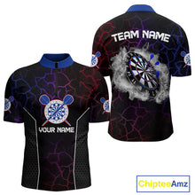 Load image into Gallery viewer, Multi-Color Thunder Lightning Smoke Dartboard Dart Shirts For Men, Dart Jerseys NYN0074