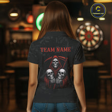 Load image into Gallery viewer, Custom Colorful Bulldog Funny Dart Polo Team Shirts For Men Bulldog Dart League Jerseys NYN2181