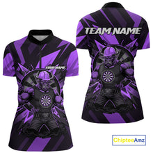 Load image into Gallery viewer, Purple Funny Muscle Bull Dartboard Custom Funny Darts Quarter-Zip Shirt For Women Dart Jerseys NYN1956