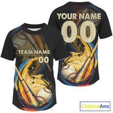Load image into Gallery viewer, Custom Men's Baseball Jerseys Personalized Colorful Baseball, Youth Baseball Shirt NYN1135
