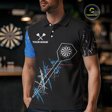 Load image into Gallery viewer, Dart Arrow Scratches Effect Custom Dart Shirt For Men, Dart Team Jerseys NYN0215