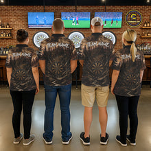Load image into Gallery viewer, Dart team wearing Funny Deer Forest Custom Darts Jerseys, Personalized Tournament Team Uniforms