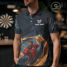 Load image into Gallery viewer, Custom Funny Play Darts &amp; Beer Human Dartboard Men Darts Polo Shirt Dart Jerseys NYN1915