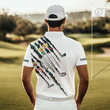 Load image into Gallery viewer, Cactus Pattern Golf Polo Shirt For Men Custom Cactus Golf Team Shirt, Golfer Gifts NYN2855