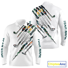 Load image into Gallery viewer, Cactus Pattern Golf Polo Shirt For Men Custom Cactus Golf Team Shirt, Golfer Gifts NYN2855