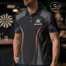 Load image into Gallery viewer, Custom Skull With Beer Funny Dart Polo Shirts For Men, Dart Team Jerseys NYN1553