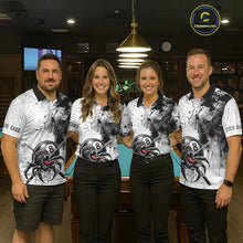 Load image into Gallery viewer, Funny Spider Billiard Pool Shirts For Men Custom Grunge Ball 8 Billiard League Jerseys NYN2304
