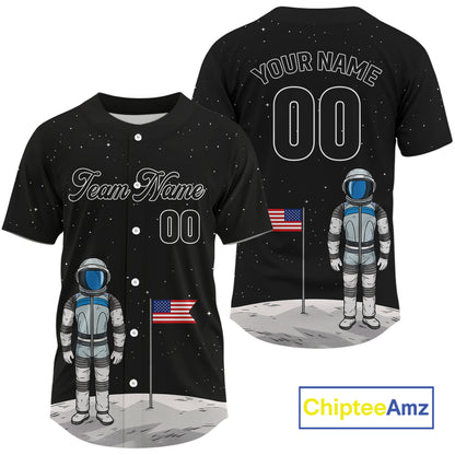 Custom Astronaut Baseball Shirt For Men Youth Astronaut Authentic Baseball Jersey NYN1379