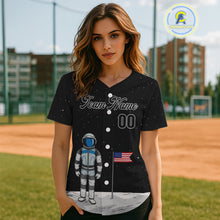 Load image into Gallery viewer, Custom Astronaut Baseball Shirt For Women Youth Astronaut Authentic Baseball Jersey NYN1379