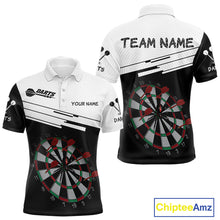 Load image into Gallery viewer, Red Dart Arrows &amp; Black Spider Darts Shirt For Men - Custom Dart Player Uniform NYN0525