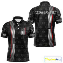 Load image into Gallery viewer, Custom Patriotic Faith Cross Dart Polo Shirts For Men, US Dart Team Jerseys NYN0771