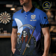 Load image into Gallery viewer, The Reaper Darts Gothic Style Men's Darts Team Shirt - Custom Name For Players NYN0497