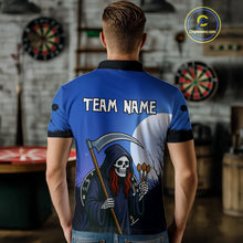 Load image into Gallery viewer, The Reaper Darts Gothic Style Men's Darts Team Shirt - Custom Name For Players NYN0497