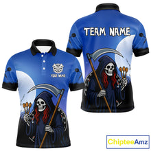 Load image into Gallery viewer, The Reaper Darts Gothic Style Men's Darts Team Shirt - Custom Name For Players NYN0497
