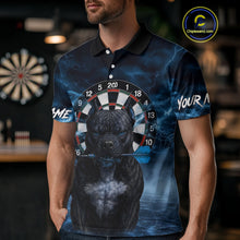 Load image into Gallery viewer, Bulldog Play Darts Men's Polo Shirt Darts Jersey Custom Name For Players NYN0738