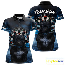 Load image into Gallery viewer, Bulldog Play Darts Women&#39;s Polo Shirt Darts Jersey Custom Name For Players NYN0738