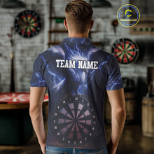 Load image into Gallery viewer, Custom Lightning Blue Eagle Dartboard Men Dart Shirt Outfits Dart Team Jerseys NYN1068