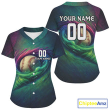 Load image into Gallery viewer, Custom Women's Baseball Jersey Funny Tornado Baseball Shirt, Youth Baseball Jerseys NYN1118