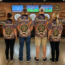 Load image into Gallery viewer, Funny Dartboard Smoking Men Darts Team Shirt Personalized Graffiti Dart Quarter-Zip Jerseys NYN2554