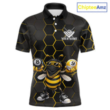 Load image into Gallery viewer, Hexagon Funny Thief-Bee 8 Ball And 9 Ball Men Billiard Pool Jersey Custom Billiard Team Appeal NYN2760