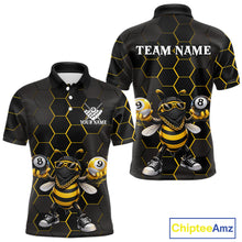 Load image into Gallery viewer, Hexagon Funny Thief-Bee 8 Ball And 9 Ball Men Billiard Pool Jersey Custom Billiard Team Appeal NYN2760