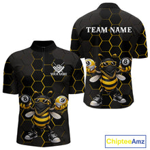 Load image into Gallery viewer, Hexagon Funny Thief-Bee 8 Ball And 9 Ball Men Billiard Pool Jersey Custom Billiard Team Appeal NYN2760