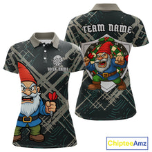 Load image into Gallery viewer, Custom Santa Claus Dartboard Funny Christmas Dart Team Women Polo Shirt Xmas Dart Gifts NYN1537