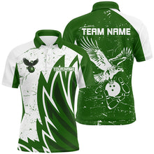 Load image into Gallery viewer, Personalized Men Eagle Bowling Shirts Polo Bowling Jersey Bowling League Multicolor QZT463