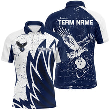 Load image into Gallery viewer, Personalized Men Eagle Bowling Shirts Polo Bowling Jersey Bowling League Multicolor QZT463