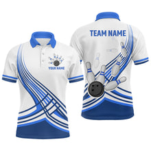 Load image into Gallery viewer, Personalized Men's Bowling Jersey Polo Bowling Team Shirts Bowling Gifts QZT502