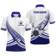 Load image into Gallery viewer, Personalized Men's Bowling Jersey Polo Bowling Team Shirts Bowling Gifts QZT502