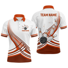 Load image into Gallery viewer, Personalized Men's Bowling Jersey Polo Bowling Team Shirts Bowling Gifts QZT502