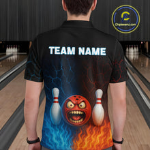 Load image into Gallery viewer, Custom Crazy Bowling Shirt for Team Flame &amp; Water Bowling Jersey for Men Bowling Unisex QZT745