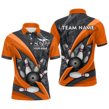 Load image into Gallery viewer, Custom 3D Bowling Team Shirts Multicolor Bowling Jersey for Men Polo QZT505
