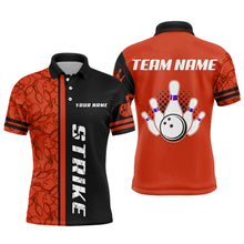Load image into Gallery viewer, Custom Bowling Shirt for Men Bowling Jersey Bowling Team League Polo &amp; Quarter-Zip Shirt QZT100