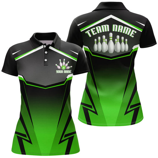Custom Bowling Shirt for Women Bowling Jersey Bowling Team League Polo Shirt QZT140