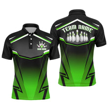 Load image into Gallery viewer, Custom Bowling Shirt for Men Bowling Jersey Bowling Team League Polo Shirt QZT140