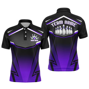 Custom Bowling Shirt for Men Bowling Jersey Bowling Team League Polo Shirt QZT140