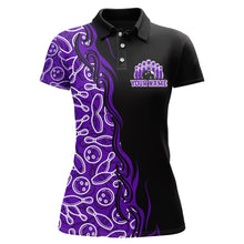 Load image into Gallery viewer, Custom Bowling Shirt for Women Personalized Bowling Jersey Bowling Team League Polo Shirt QZT66