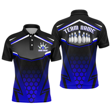 Load image into Gallery viewer, Personalized Bowling Shirt Multicolor Bowling Team League Men Bowling Jersey Polo Shirt Unisex QZT265