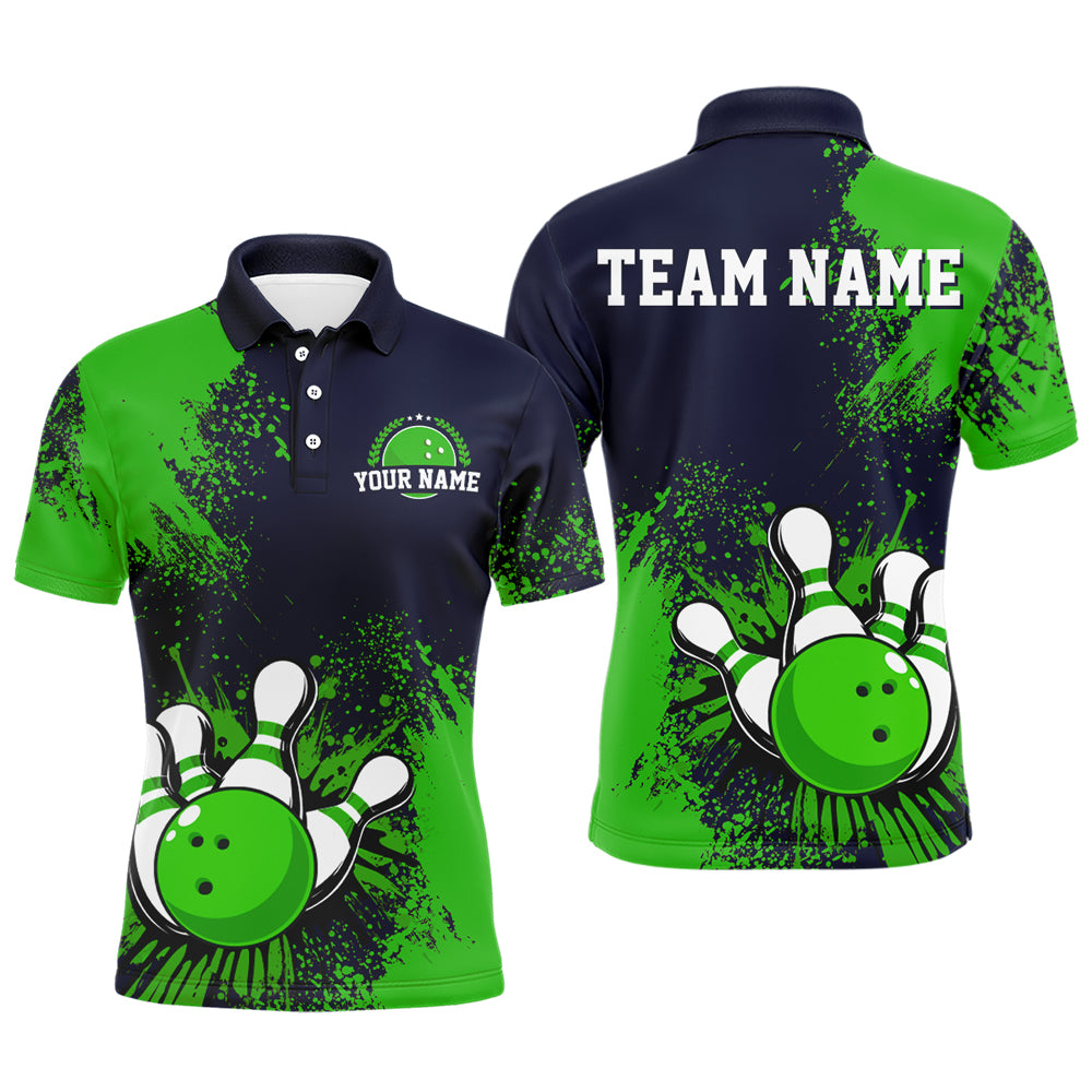 Personalized Men's Bowling Shirts Bowling Jersey Polo Bowling Performance QZT497