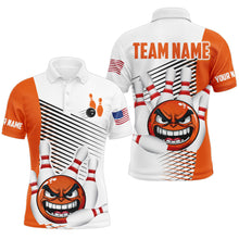 Load image into Gallery viewer, Custom Bowling Shirt Funny Bowling Polo Shirt for Men Bowling Team Jersey Polo Shirt Unisex QZT254